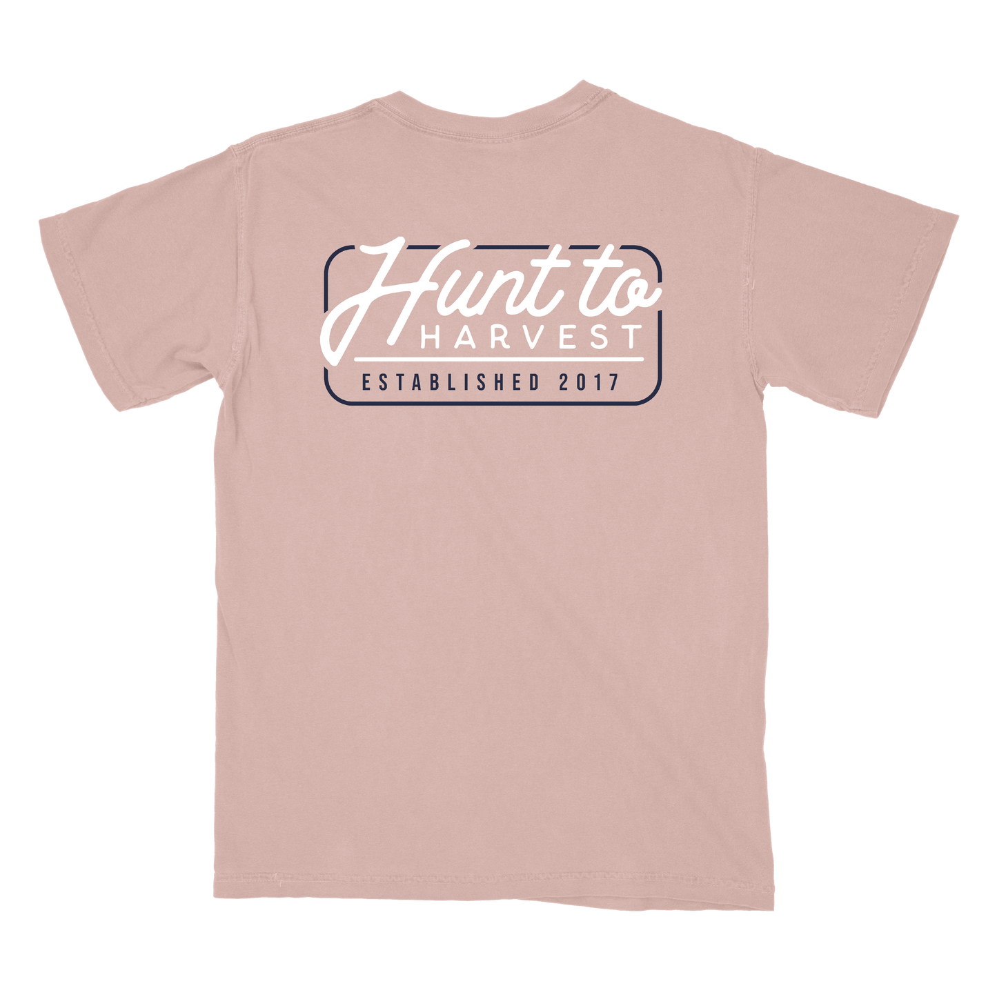 Logo Tee-Coral or Midnight Navy