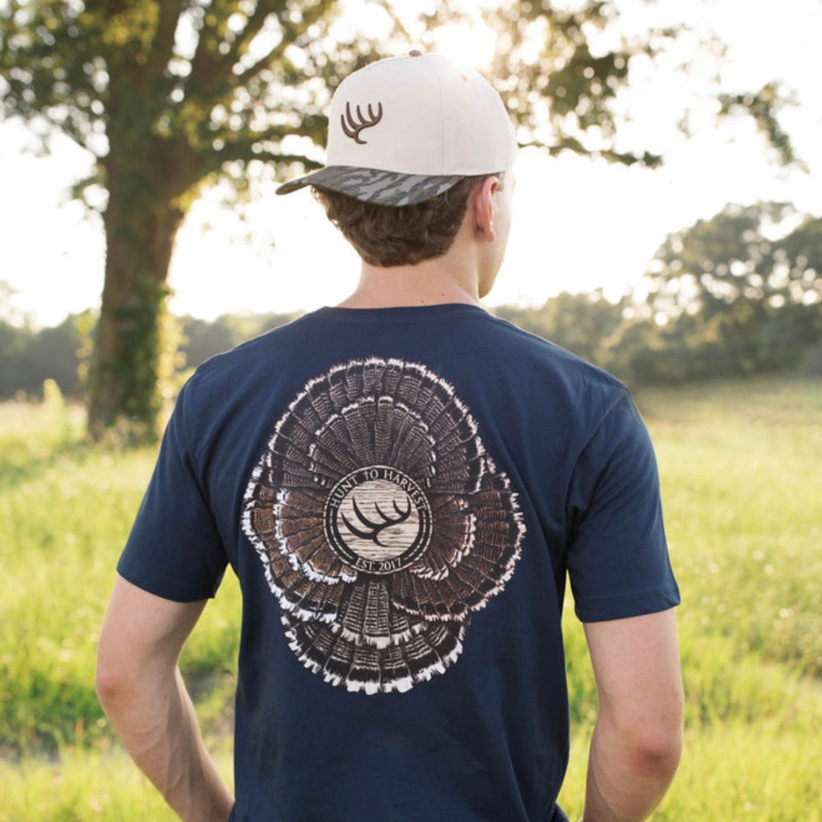 Turkey Feathers- Navy