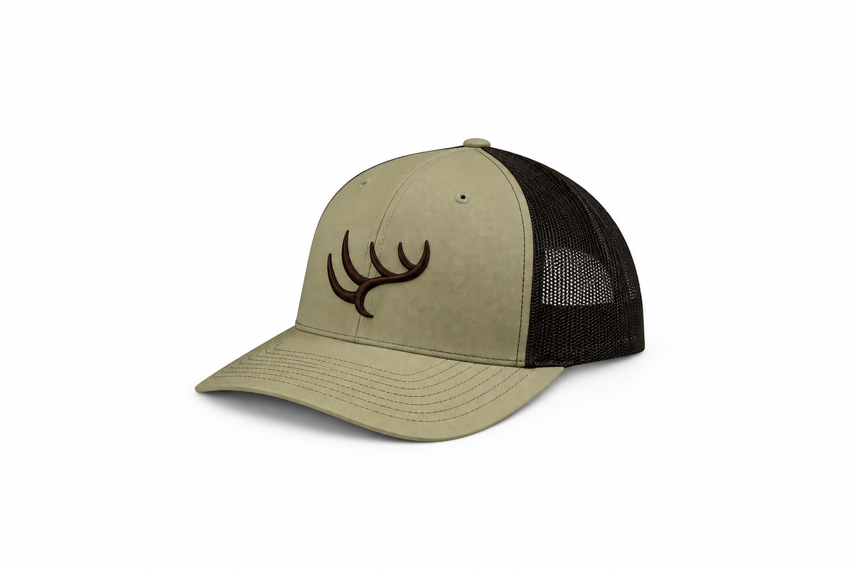Hunt to Harvest Signature Hat - Khaki & Coffee