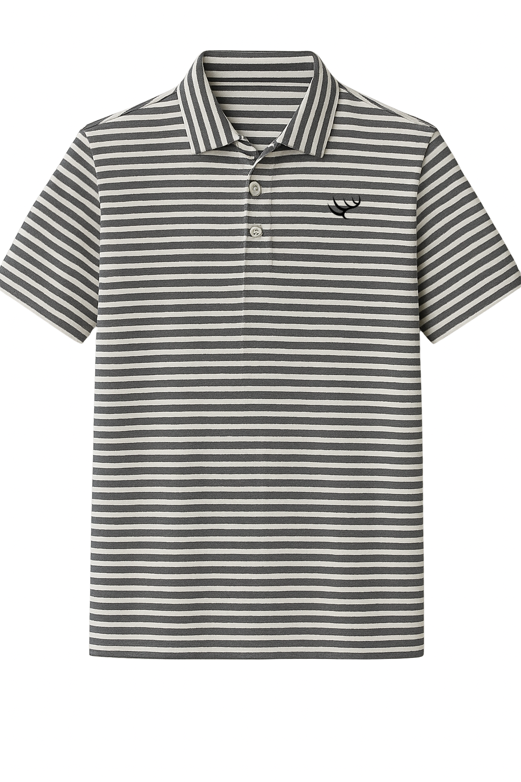 HtH Performance Polo- Charcoal/White