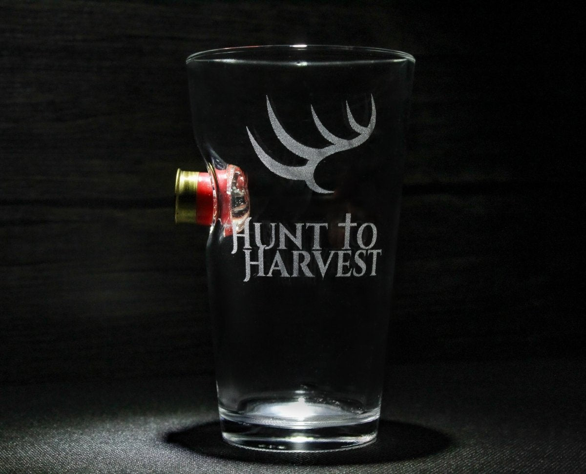 16 oz Shotgun Shell Glass Southern Lifestyle Wear Hunt to Harvest