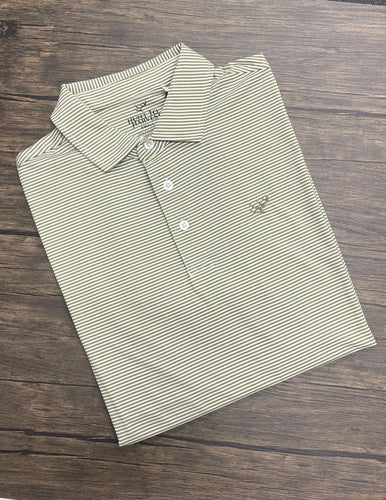 HtH Performance Polo- Loden/White - Hunt to Harvest