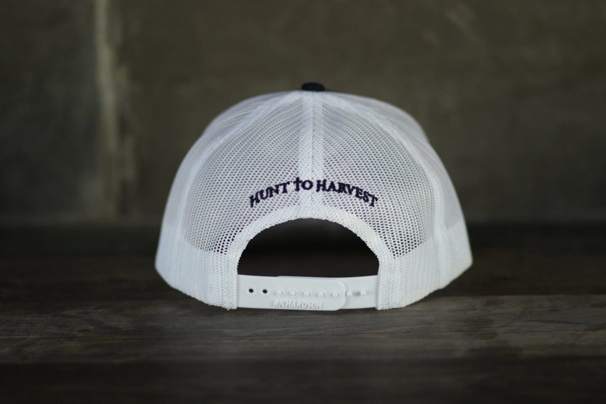 Hunt to Harvest Signature Hat - Navy & White - Hunt to Harvest