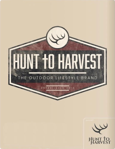 Short Sleeve Deer Badge - Oyster - Hunt to Harvest