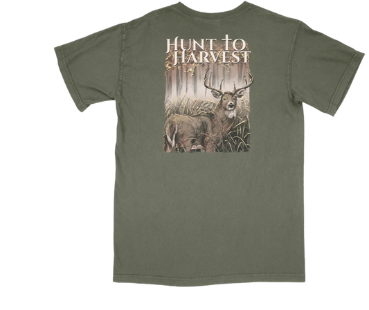 Long Sleeve Ten Point-Military Green