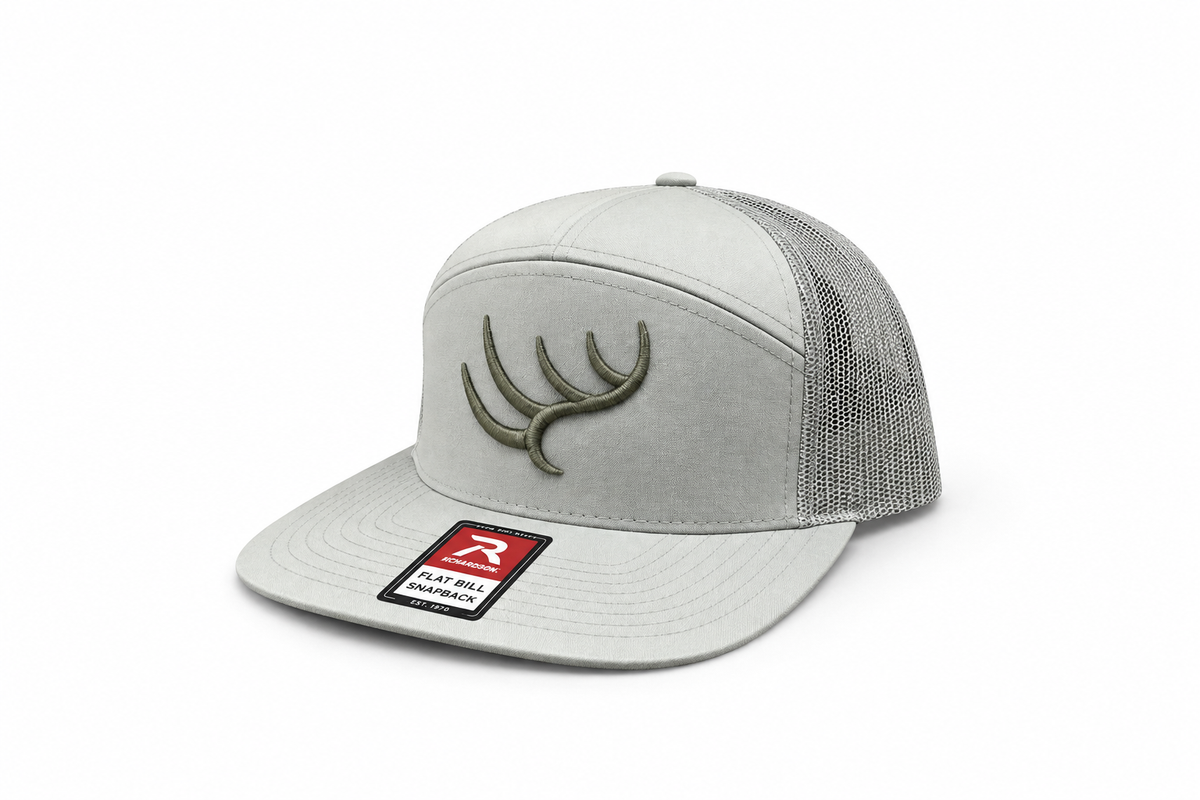 Hunt to Harvest 7 Panel Hat - Quarry
