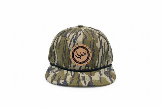 Leather Patch Rope Hat - Bottomland