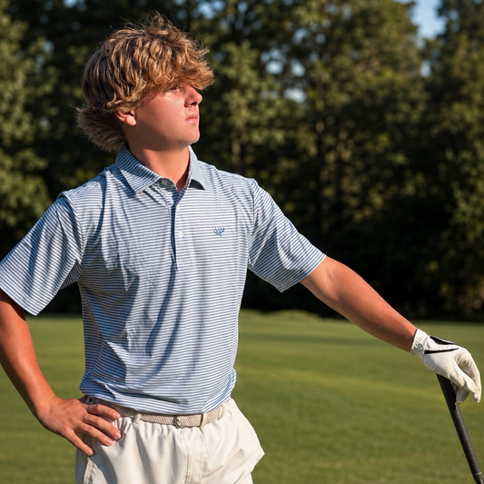 HtH Performance Polo - Steelwater Blue