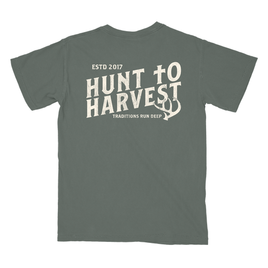 Retro Logo Tee-Matte Green-BACK-ORDER SHIPS 8-15-25