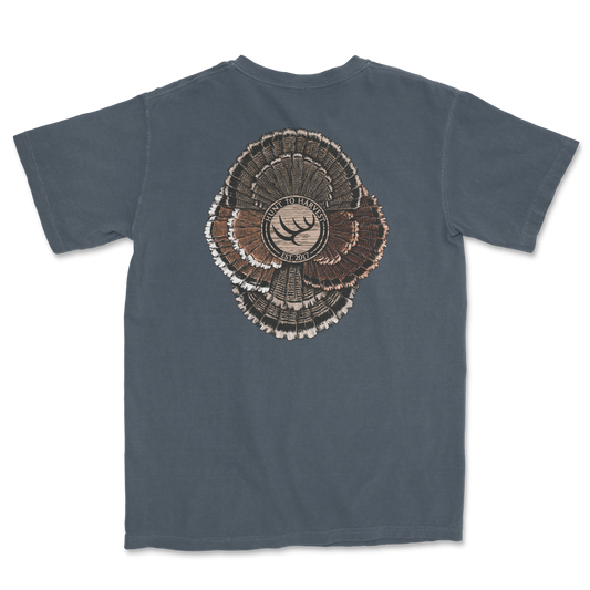 Turkey Feathers-Midnight Navy or Moonbeam