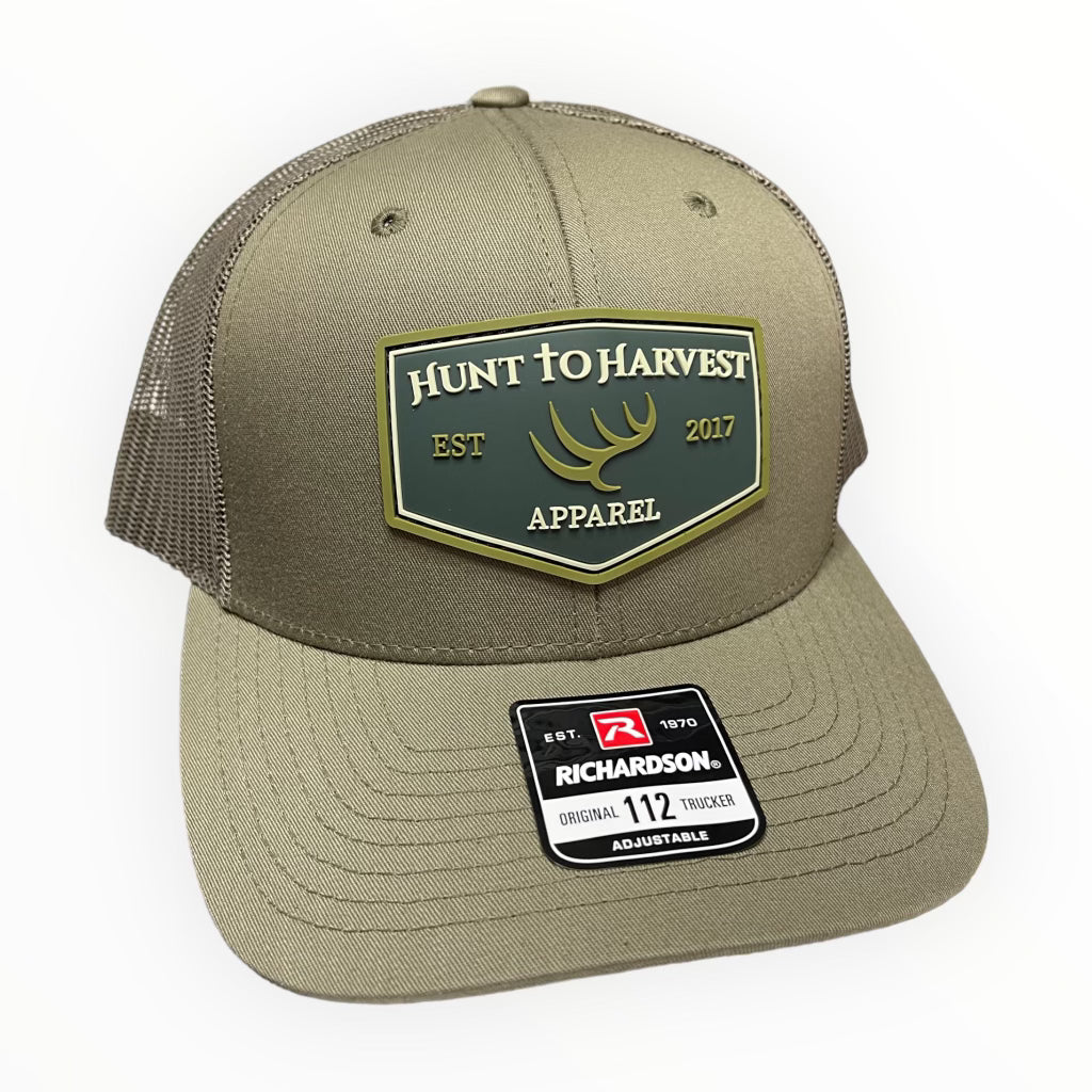 HtH Rubber Patch Hat -Solid Loden