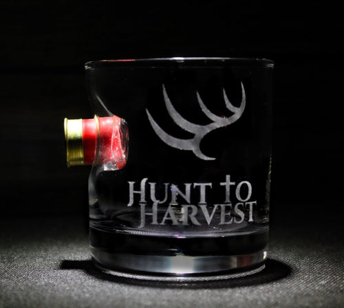 11 oz Shotgun Shell Glass - Hunt to Harvest