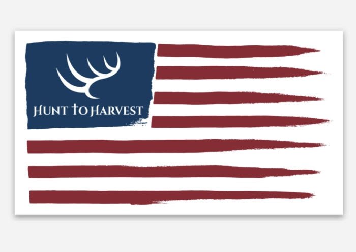 HtH Flag Sticker – Hunt to Harvest