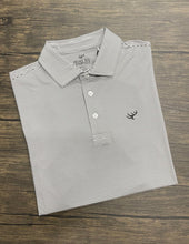 Load image into Gallery viewer, HtH Performance Polo- Charcoal/White - Hunt to Harvest

