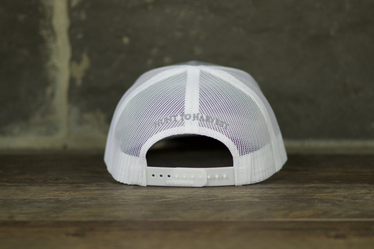 Hunt to Harvest Signature Hat - Heather Grey and White - Hunt to Harvest