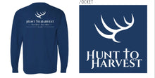 Load image into Gallery viewer, Long Sleeve Signature Logo-Navy - Hunt to Harvest
