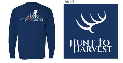 Long Sleeve Solo Stand-Navy - Hunt to Harvest
