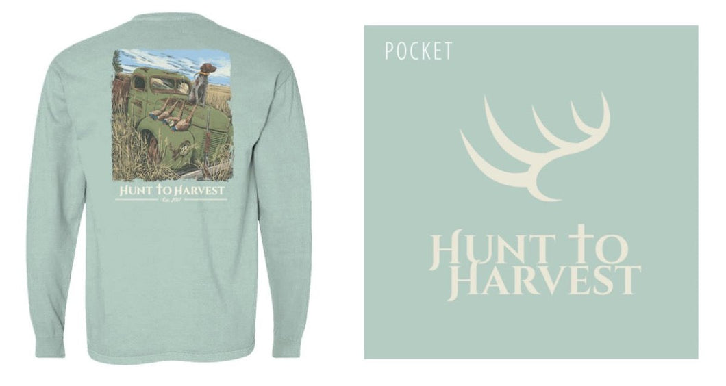 Long Sleeve Sweetgrass Stand-Misty Jade - Hunt to Harvest