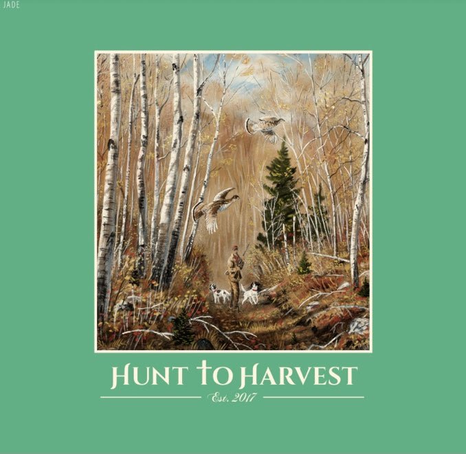 Long Sleeve Wooded Scene-Jade - Hunt to Harvest