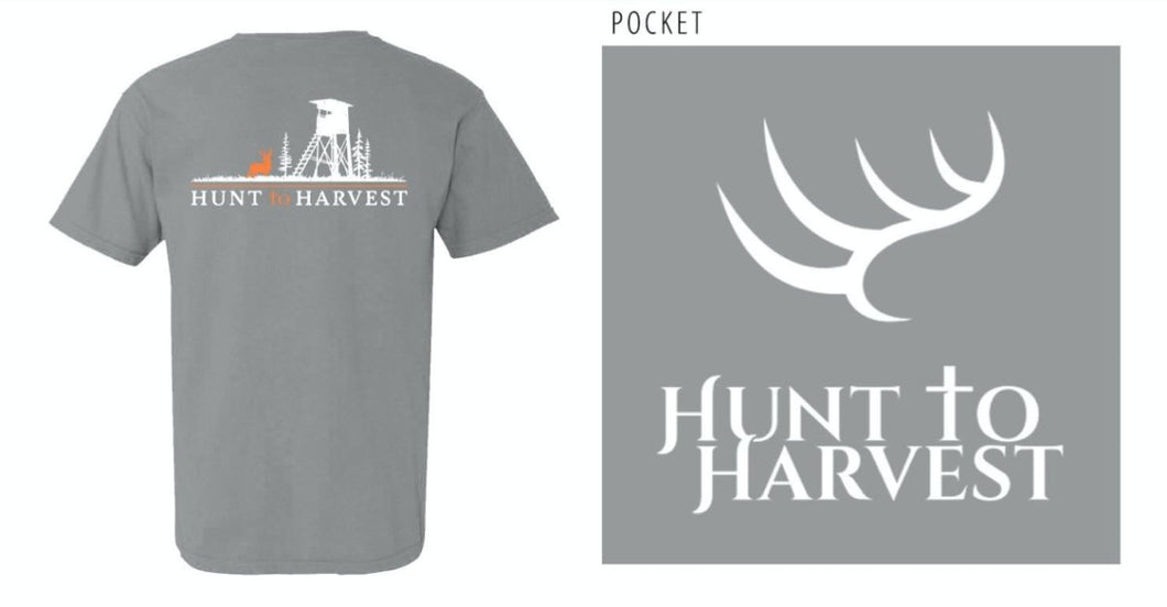 Short Sleeve Solo Stand-Alloy Grey - Hunt to Harvest