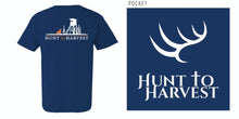 Load image into Gallery viewer, Short Sleeve Solo Stand-Navy - Hunt to Harvest
