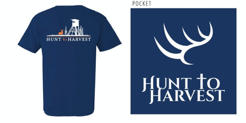 Short Sleeve Solo Stand-Navy - Hunt to Harvest