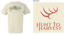 Load image into Gallery viewer, Short Sleeve Turkey Badge-Ivory - Hunt to Harvest
